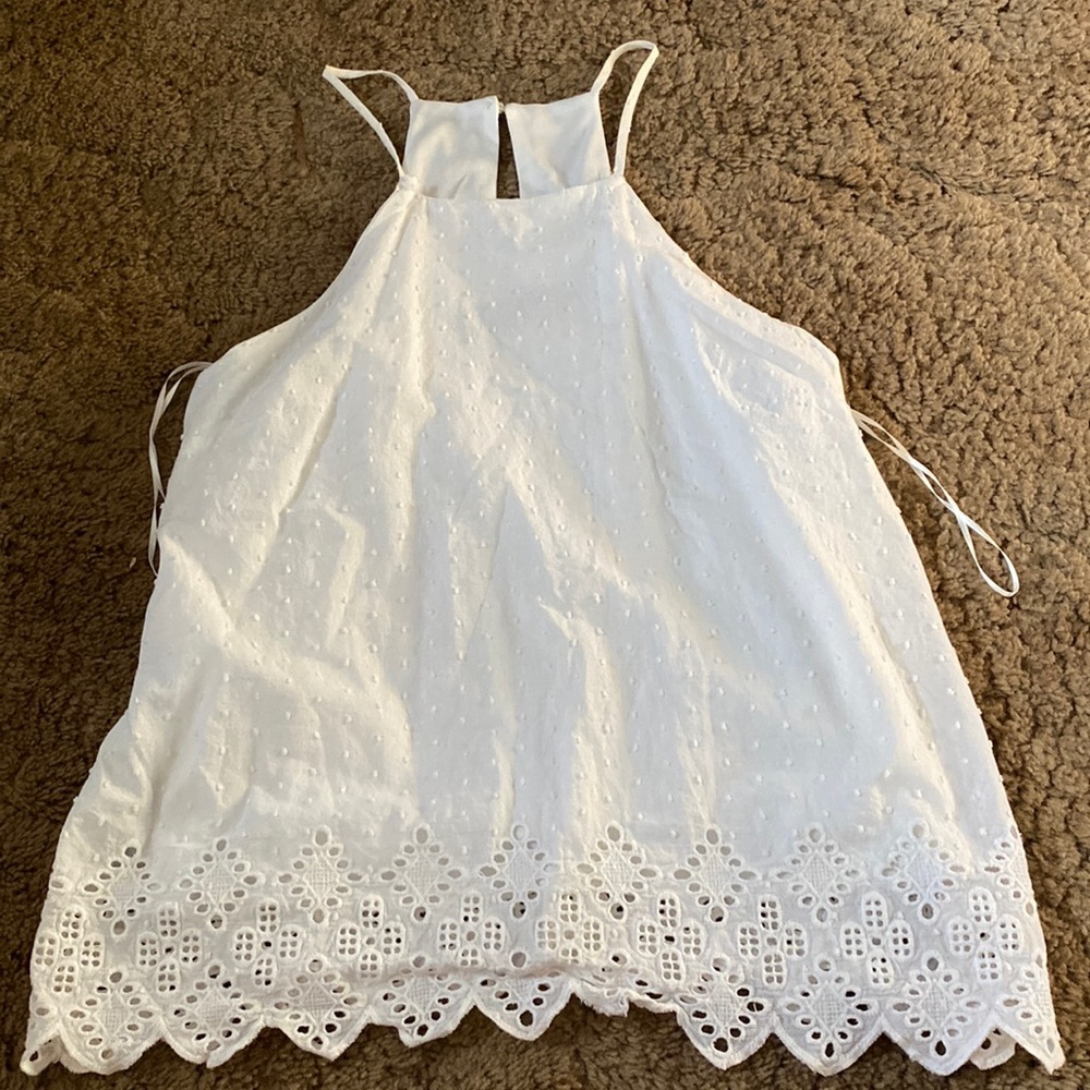 White tank top
